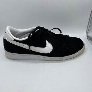 Nike Shoes Mens Classic Tennis Sneaker 312495-011 Black Leather Lace Up Size 9.5